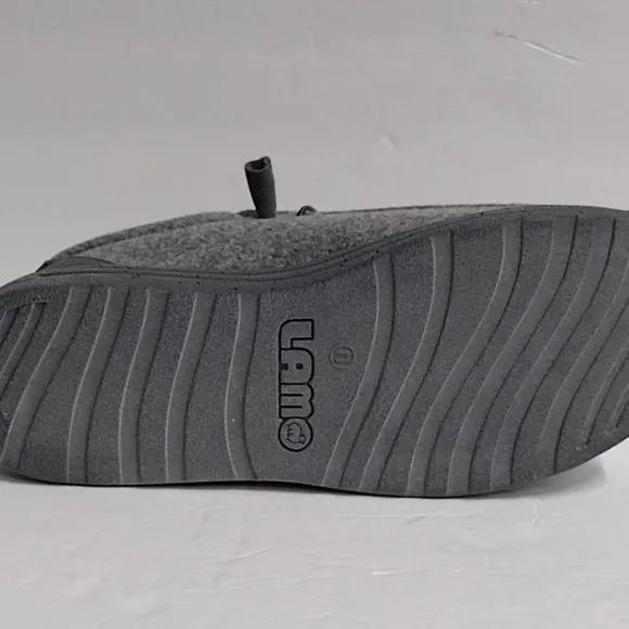 NWT LAMO SAMUEL Grey Wool 100% Genuine Sheepskin Insole CA Comfort Shoes 11 🔥
